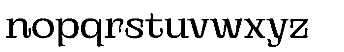 Gutriger Light Font LOWERCASE