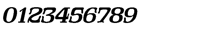Gutriger Medium Oblique Font OTHER CHARS