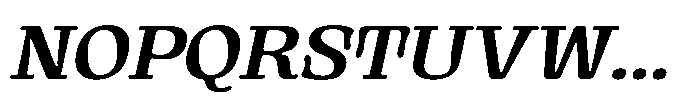 Gutriger Medium Oblique Font UPPERCASE