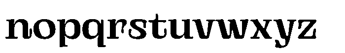 Gutriger Medium Font LOWERCASE