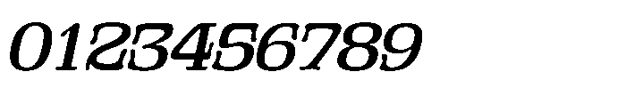 Gutriger Regular Oblique Font OTHER CHARS