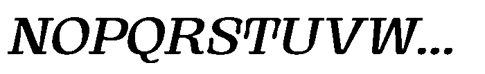 Gutriger Regular Oblique Font UPPERCASE