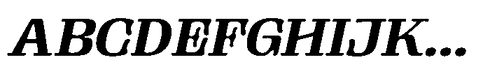 Gutriger Semi Bold Oblique Font UPPERCASE