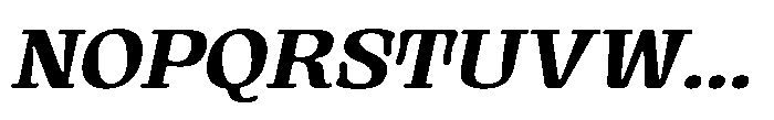 Gutriger Semi Bold Oblique Font UPPERCASE