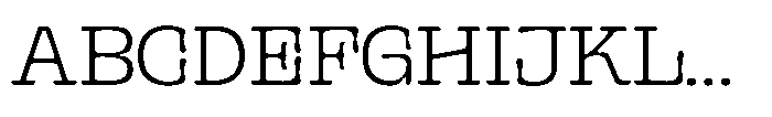 Gutriger Thin Font UPPERCASE