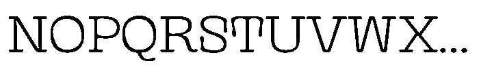 Gutriger Thin Font UPPERCASE