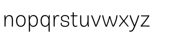 Guzzo Light Font LOWERCASE