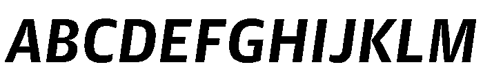 Guardian Agate Sans Grades G1 Bold Italic Font UPPERCASE