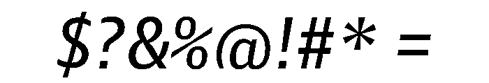 Guardian Agate Sans Grades G1 Duplex Regular Italic Font OTHER CHARS