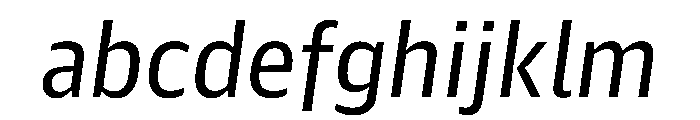 Guardian Agate Sans Grades G1 Duplex Regular Italic FONT