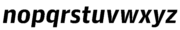 Guardian Agate Sans Grades G2 Bold Italic Font LOWERCASE