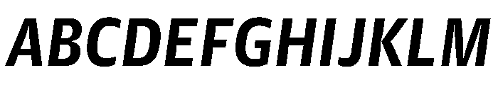 Guardian Agate Sans Grades G2 Duplex Bold Italic Font UPPERCASE