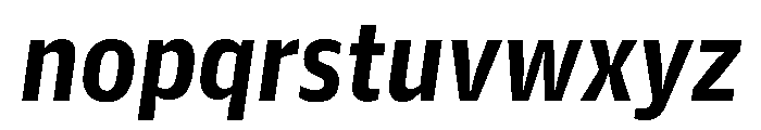 Guardian Agate Sans Grades G2 Duplex Bold Italic Font LOWERCASE