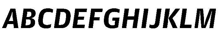 Guardian Agate Sans Grades G3 Bold Italic Font UPPERCASE