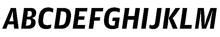 Guardian Agate Sans Grades G3 Duplex Bold Italic Font UPPERCASE
