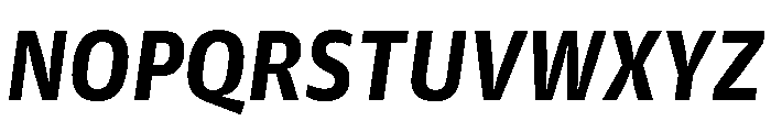 Guardian Agate Sans Grades G3 Duplex Bold Italic Font UPPERCASE