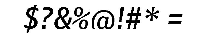 Guardian Agate Sans Grades G3 Duplex Regular Italic Font OTHER CHARS