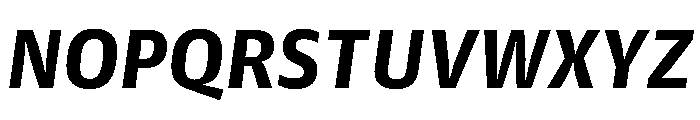 Guardian Agate Sans Grades G4 Bold Italic Font UPPERCASE