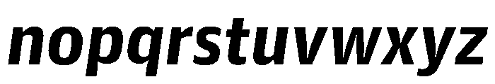Guardian Agate Sans Grades G4 Bold Italic Font LOWERCASE