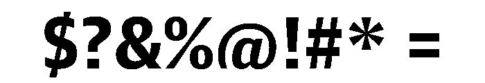 Guardian Agate Sans Grades G4 Bold Font OTHER CHARS
