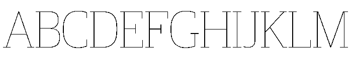 Guardian Compact Hairline Font UPPERCASE