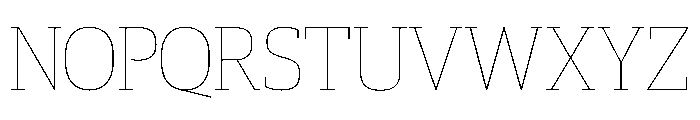 Guardian Compact Hairline Font UPPERCASE