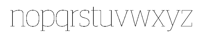 Guardian Compact Hairline Font LOWERCASE