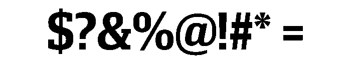 Guardian Compact Medium Font OTHER CHARS