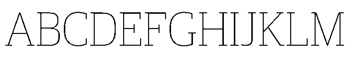 Guardian Compact Thin Font UPPERCASE