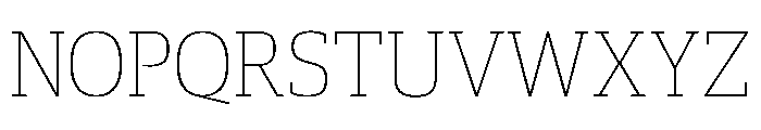 Guardian Compact Thin Font UPPERCASE