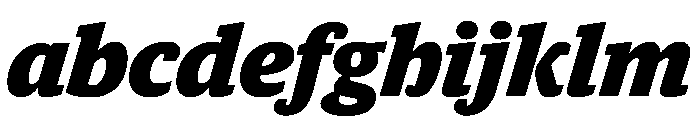 Guardian Egyptian Headline Black Italic FONT