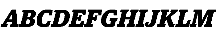 Guardian Egyptian Headline Bold Italic Font UPPERCASE
