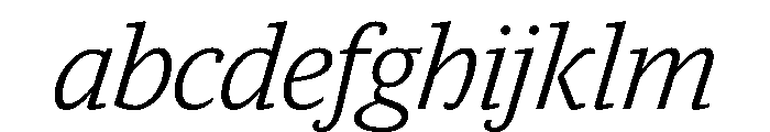 Guardian Egyptian Headline Light Italic FONT