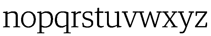 Guardian Egyptian Headline Light Font LOWERCASE