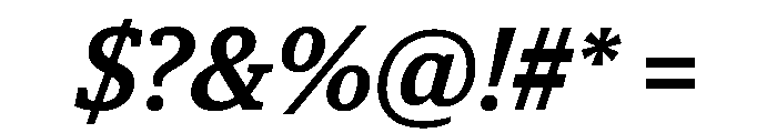 Guardian Egyptian Headline Medium Italic Font OTHER CHARS