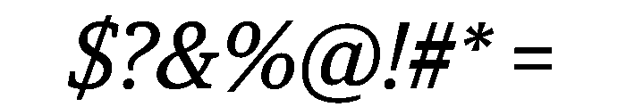 Guardian Egyptian Headline Regular Italic Font OTHER CHARS