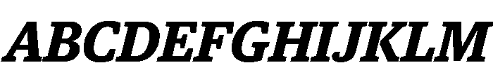 Guardian Egyptian Headline Semibold Italic Font UPPERCASE