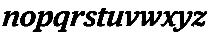 Guardian Egyptian Headline Semibold Italic Font LOWERCASE