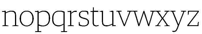 Guardian Egyptian Headline Thin Font LOWERCASE