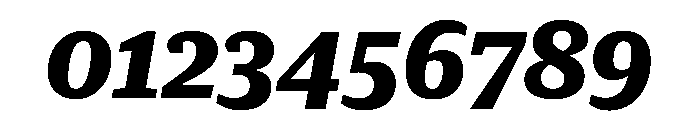 Guardian Egyptian Text Black Italic Font OTHER CHARS