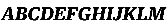 Guardian Egyptian Text Bold Italic Font UPPERCASE