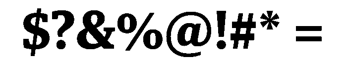 Guardian Egyptian Text Bold Font OTHER CHARS