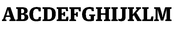 Guardian Egyptian Text Bold Font UPPERCASE
