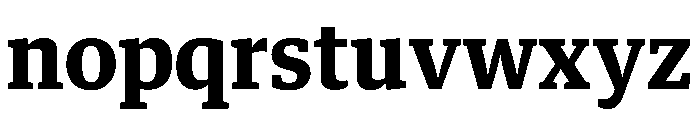 Guardian Egyptian Text Bold Font LOWERCASE