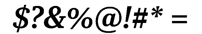 Guardian Egyptian Text Medium Italic Font OTHER CHARS