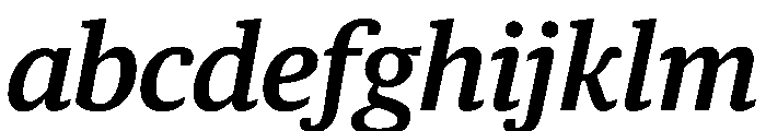Guardian Egyptian Text Medium Italic FONT
