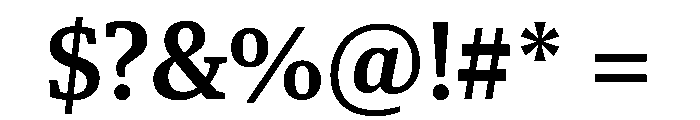 Guardian Egyptian Text Medium Font OTHER CHARS