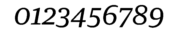 Guardian Egyptian Text Regular Italic Font OTHER CHARS