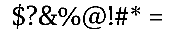 Guardian Egyptian Text Regular Font OTHER CHARS