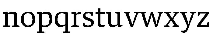 Guardian Egyptian Text Regular Font LOWERCASE